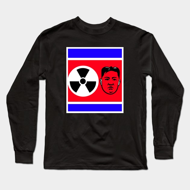 Kim Jong Un ROCKET MAN! Long Sleeve T-Shirt by ChrisWilson